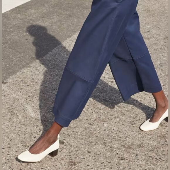 NEW EVERLANE The Day Heel in Bone Stacked leather - Picture 8 of 8